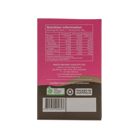 Organic Raw Chocolate Strawberries - 80g