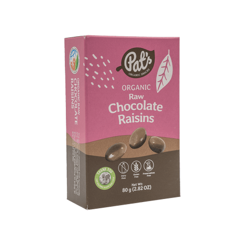 Organic Raw Chocolate Raisins - 80g