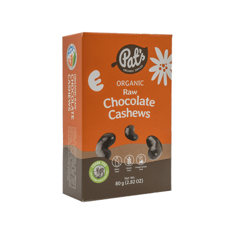 Organic Raw Chocolate Cashews - 80g