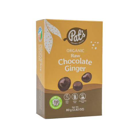 Organic Raw Chocolate Ginger - 80g