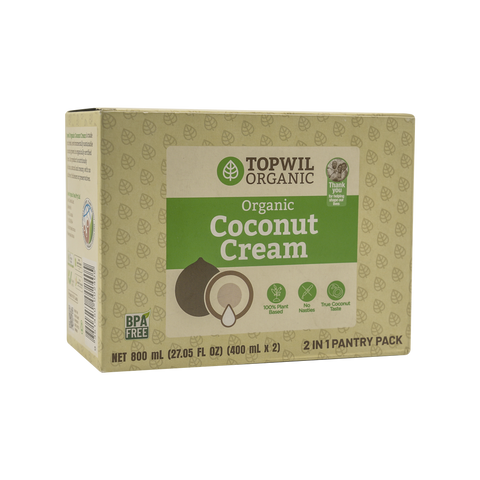Organic Coconut Cream 2 in 1 - 400ml x 2
