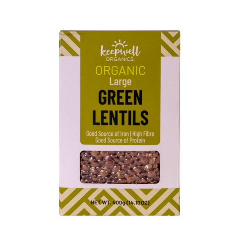 Organic Large Green Lentils - 400g