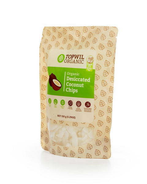 Organic Desiccated Coconut Chips - 150g
