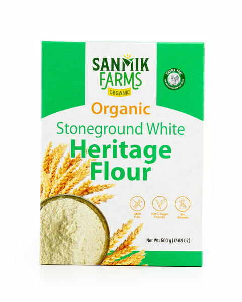 Stoneground White Heritage Flour Org. - 500g