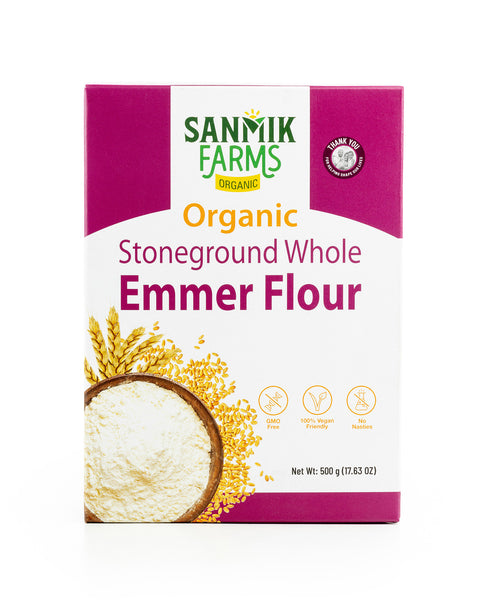 Stoneground Whole Emmer Flour Org. - 500g