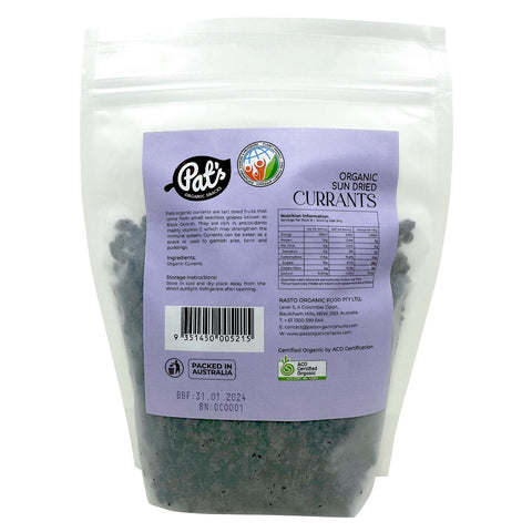 Organic Soft & Dried Currants - 400g
