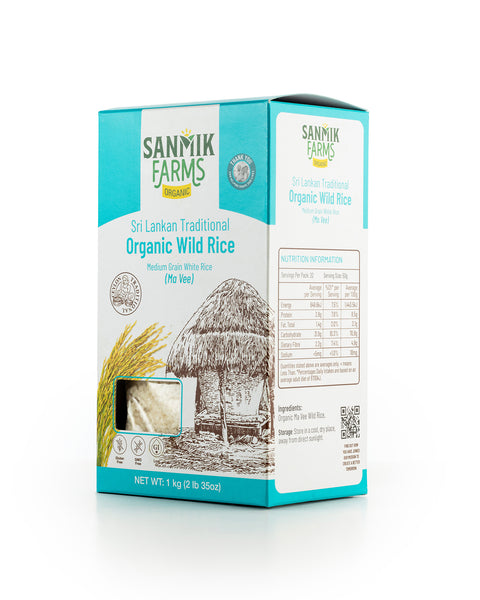 Sri Lankan Medium Grain White Rice (Ma Vee) - 1kg