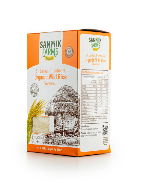 Sri Lankan Medium Grain White Rice (Suwandel) - 1kg