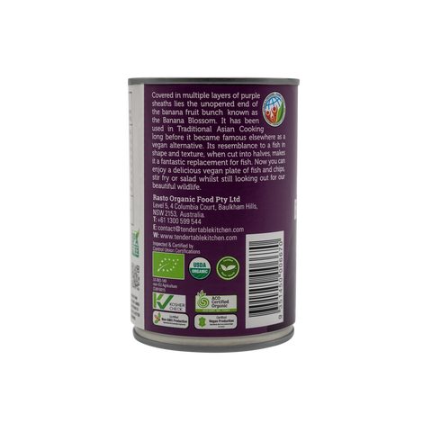 Organic Banana Blossoms in Brine Solution - 400g