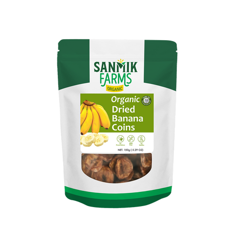 Organic Dried Banana Coins - 200g