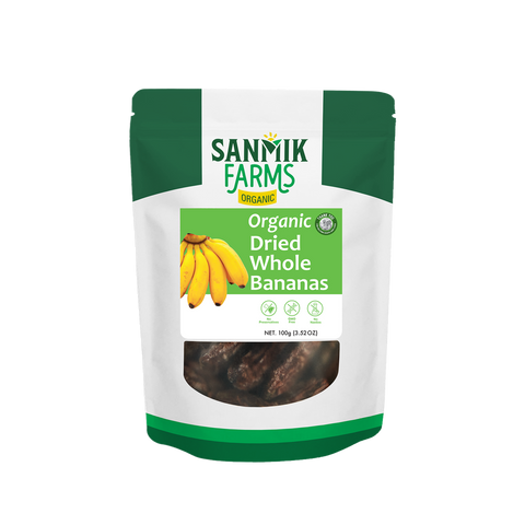 Organic Dried Whole Banana - 200g