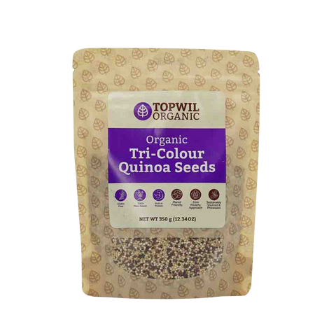 Organic Tri-Colour Quinoa Seeds - 350g