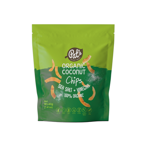 Organic Coconut Chips - Sea Salt & Vinegar - 60g