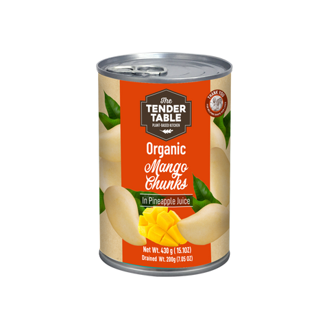 Organic Mango Chunks in Pineapple Juice - 430g