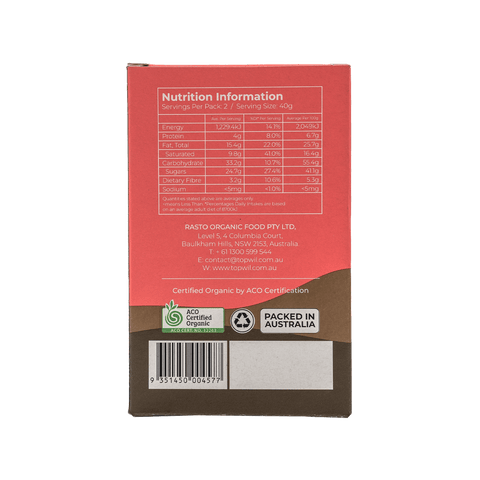 Organic Raw Chocolate Goji Berries - 80g