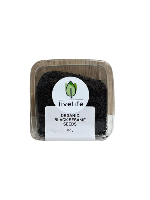 Livelife Organic Black Sesame Seeds - 100g