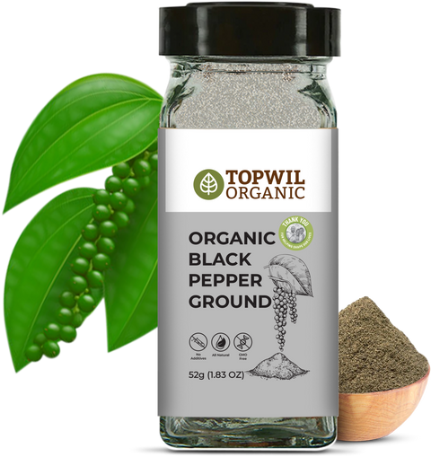Organic Black Pepper Ground-52g