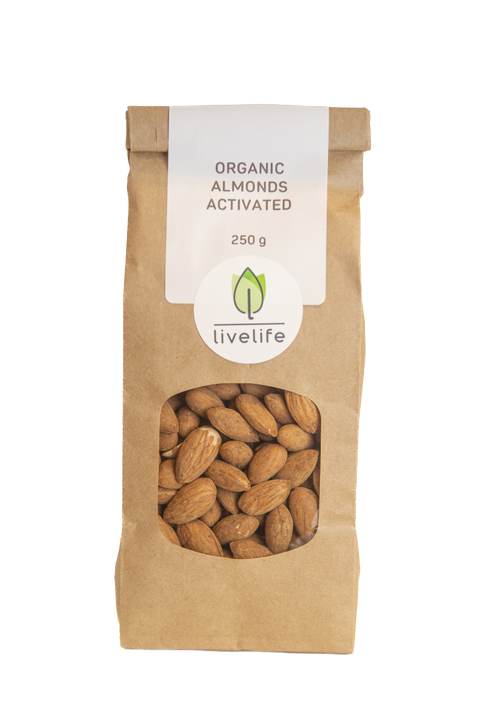 Livelife Organic Activated Almonds - 250g