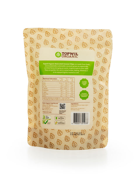 Organic Desiccated Coconut Chips - 150g