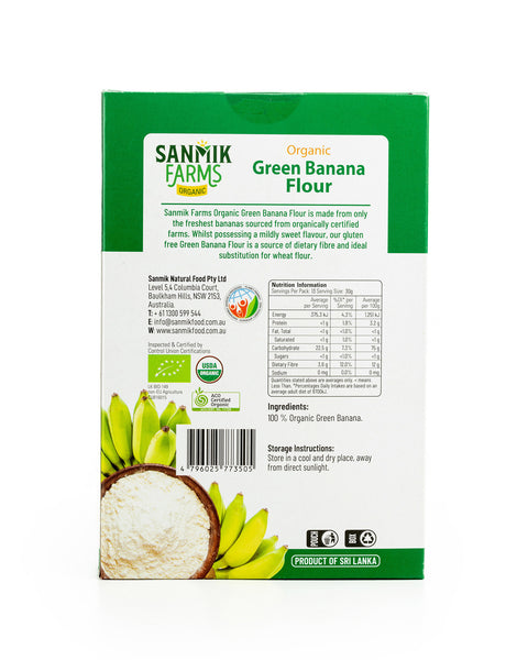 Organic Green Banana Flour - 400g