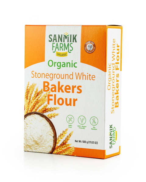 Stoneground White Bakers Flour Org. - 500g