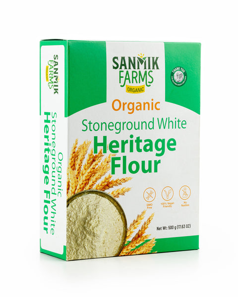 Stoneground White Heritage Flour Org. - 500g