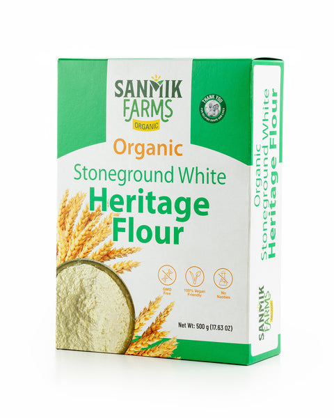 Stoneground White Heritage Flour Org. - 500g