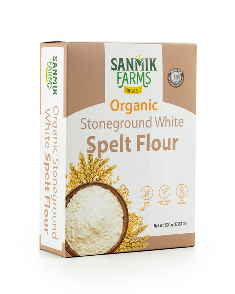 Organic Stoneground - White Spelt Flour-500g