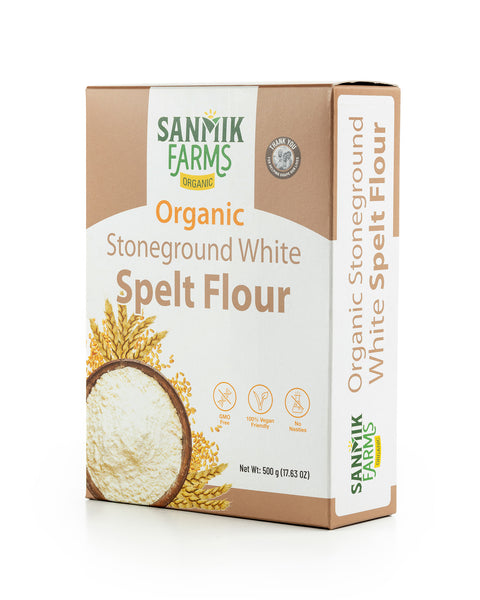 Organic Stoneground - White Spelt Flour-500g