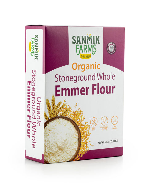 Stoneground Whole Emmer Flour Org. - 500g