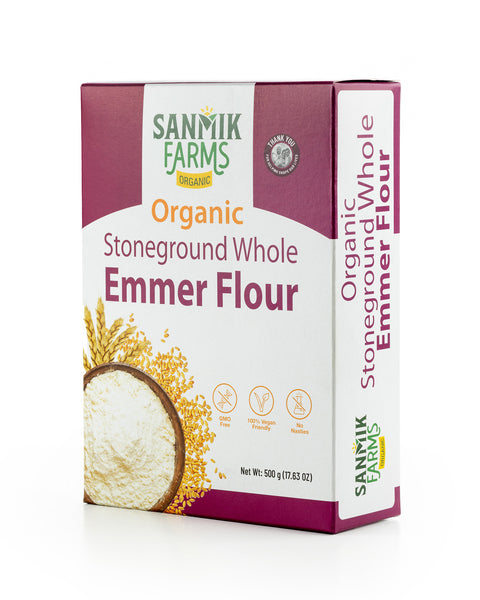 Stoneground Whole Emmer Flour Org. - 500g