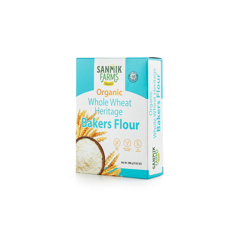 Organic Whole Wheat Heritage Bakers Flour -500g