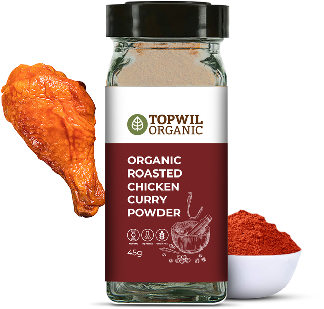 Organic Roasted Chicken Curry Powder 45g livelife store Australia