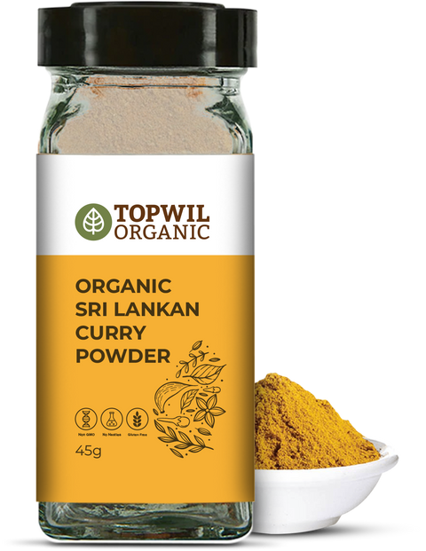 Organic Sri Lankan Curry Powder 45g livelife store Australia