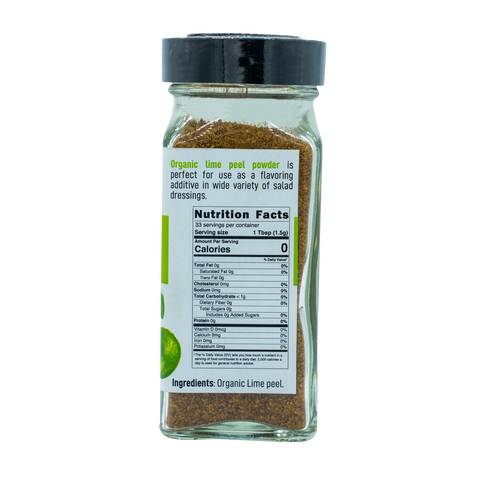 Organic Lime Peel Powder - 50g