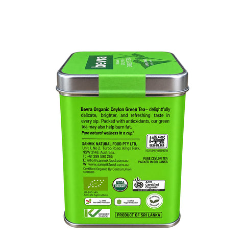 Organic Ceylon Green Loose Leaf Tea - 100g