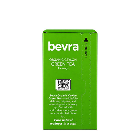 Organic Ceylon Green Tea Bags - 100g
