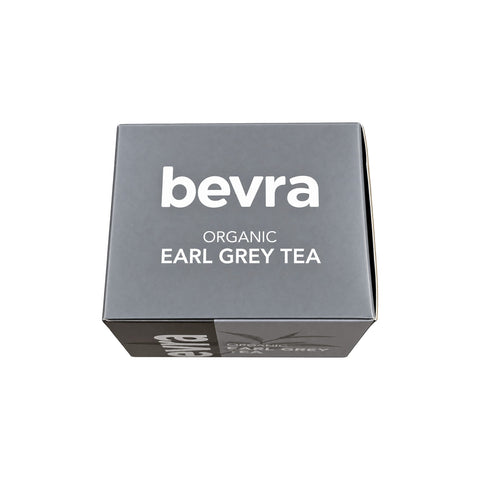 Bevra Organic Earl Grey Tea - 50 Tea Bags, 100g