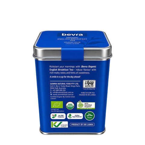 Organic English Breakfast Loose Leaf Tea - 100g