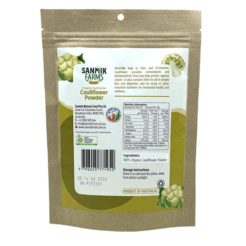 Organic Cauliflower Powder - 100g