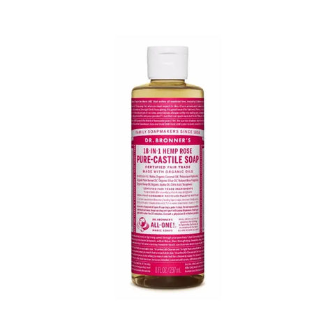 Dr Bronner's - Pure-Castile Liquid Soap - 18 in 1 uses