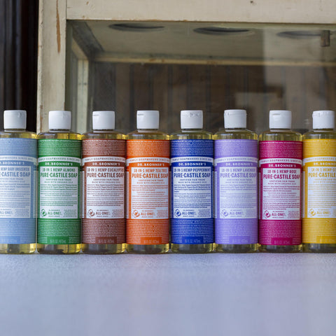 Dr Bronner's - Pure-Castile Liquid Soap - 18 in 1 uses