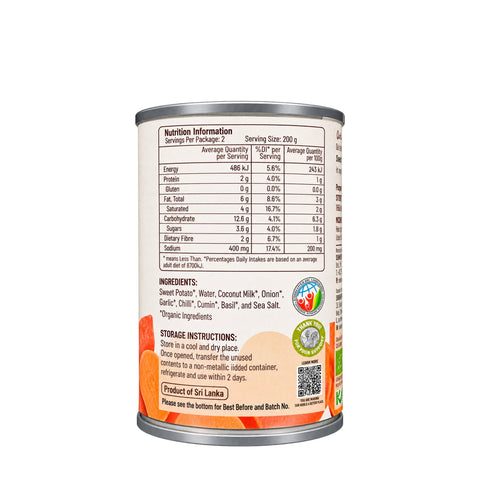 Organic Sweet Potato Soup