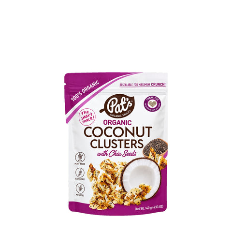 Organic Coconut Clusters - Chia Seeds - 140g