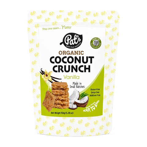 Pat's Organic Coconut Crunch - Vanilla - 150g