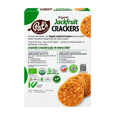 Organic Jackfruit Crackers - 100g