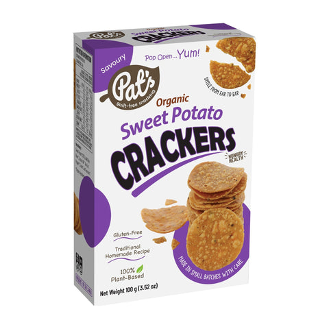 Organic Sweet Potato Crackers - 100g