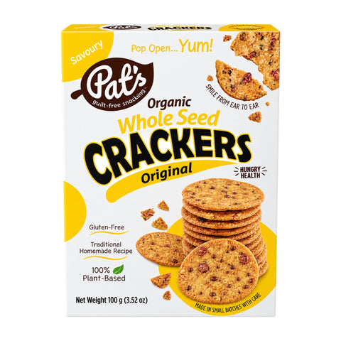 Organic Whole Seed Crackers - Original - 100g