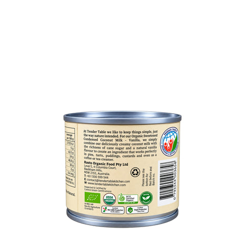 Organic Sweetened Condensed Coconut Milk - Vanilla - 210g