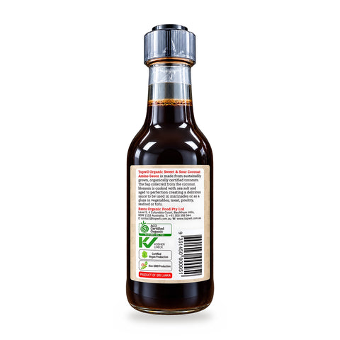 Topwil Organic Coconut Amino Sauce Sweet & Sour 250mL